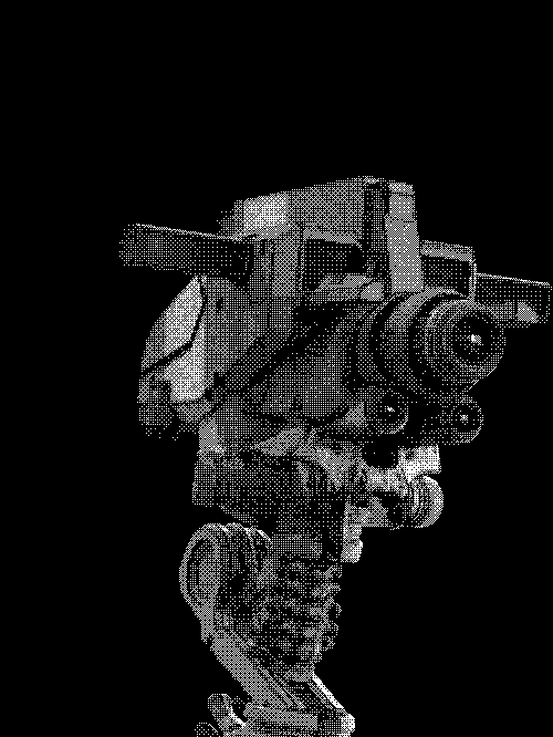 Animated mechanical head